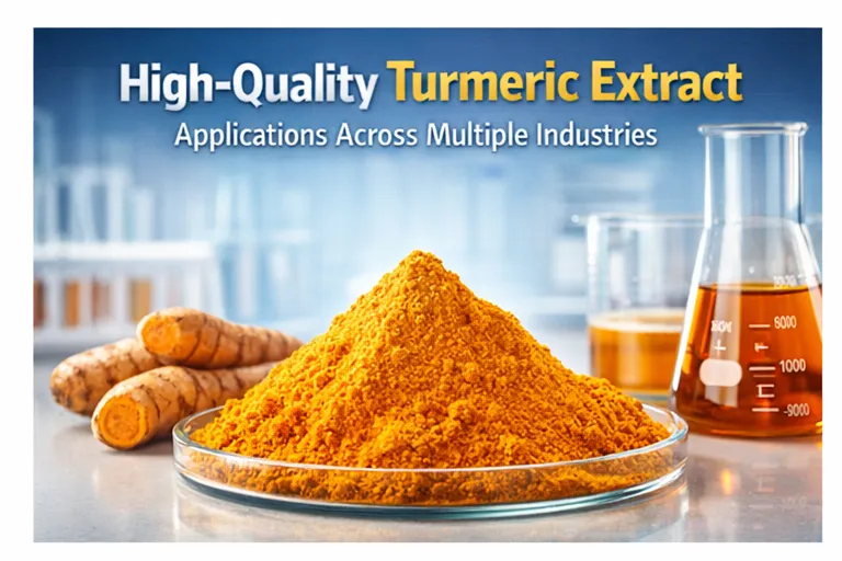 High-Quality Turmeric Extract: Applications Across Multiple Industries