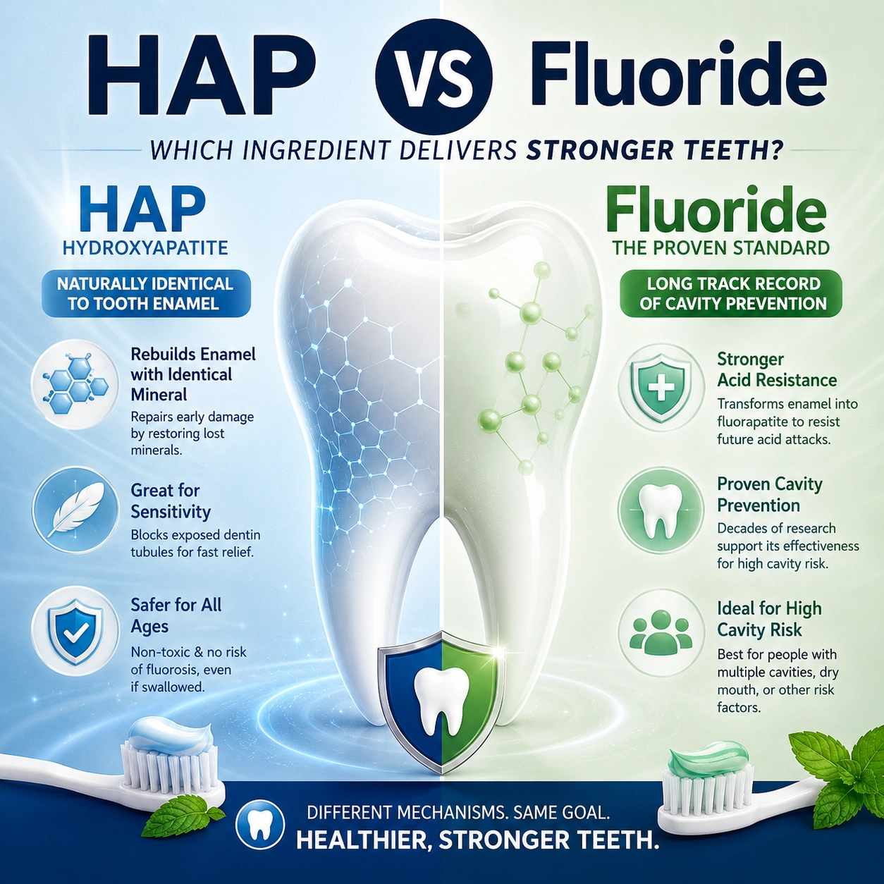 HAP vs Fluoride: 5 Facts You Should Know Before Choosing Toothpaste