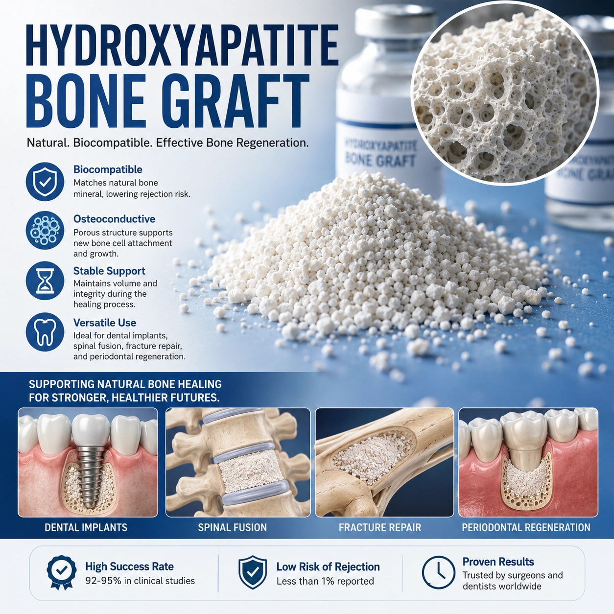 Hydroxyapatite for bone graft: Complete Guide