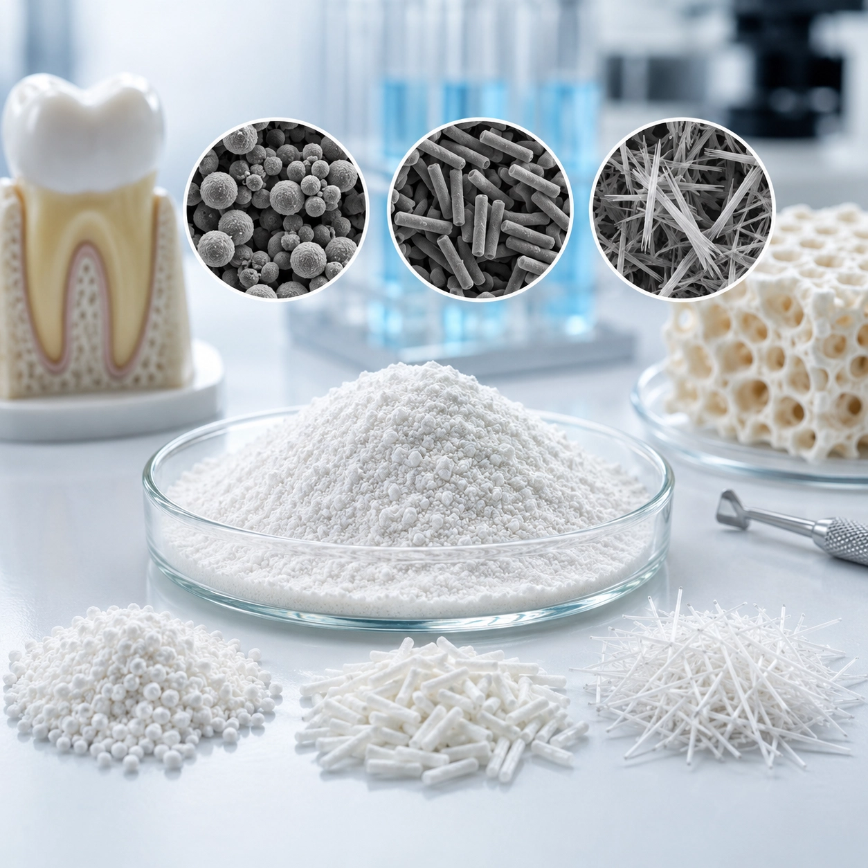 Hydroxyapatite Particle Morphology: How Shape Affects Material Performance
