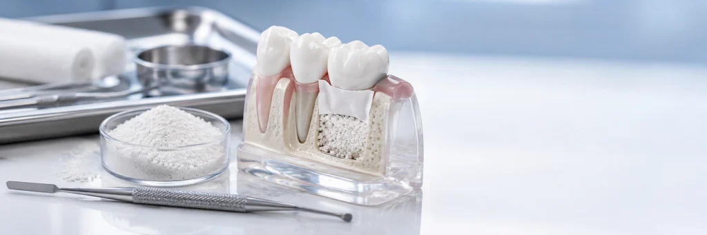 Polvere di idrossiapatite per rivestimenti di implanti dentali è osteointegrazione in applicazioni di materiale dentale prufessiunale
