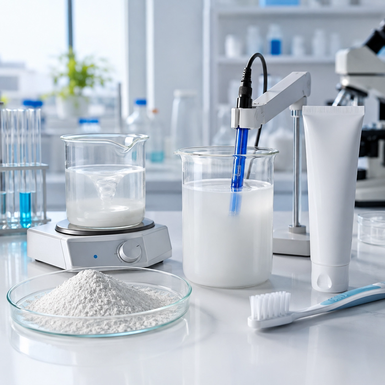 Hydroxyapatite Stability in Water-Based Formulas: Sedimentation, pH and Dispersion Tips