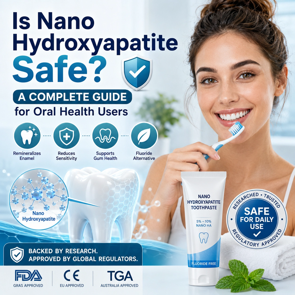 Is Nano Hydroxyapatite Safe?  Complete Guide for Oral Health Users