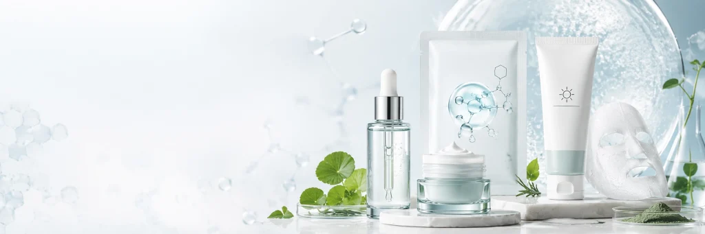 SOD ingredient used in skincare serum, cream, tube and mask formulas for antioxidant skincare applications.