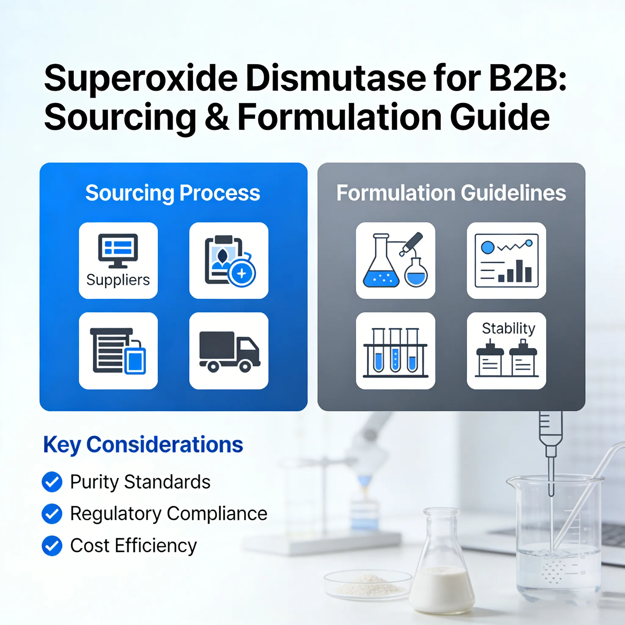 Superoxide Dismutase för B2B: Inköps- och formuleringsguide