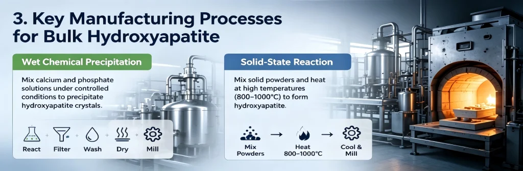 hydroxyapatite-manufacturing-processes-wet-chemical-solid-state